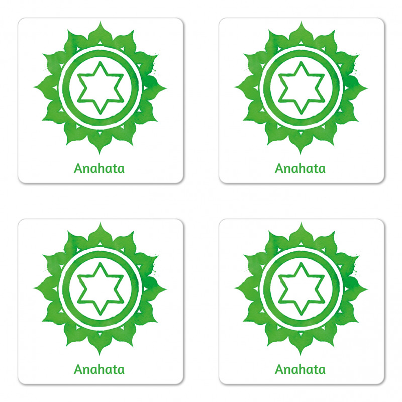 Chakra Meditation Coaster Set Of Four