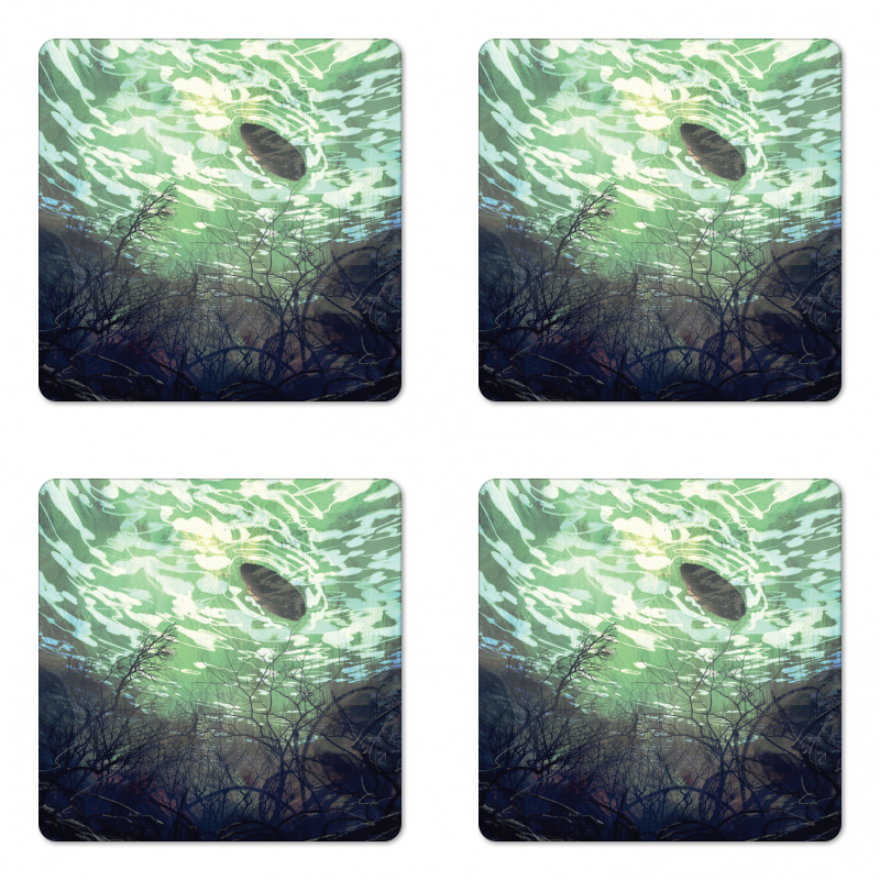 Underwater World Art Coaster Set Of Four