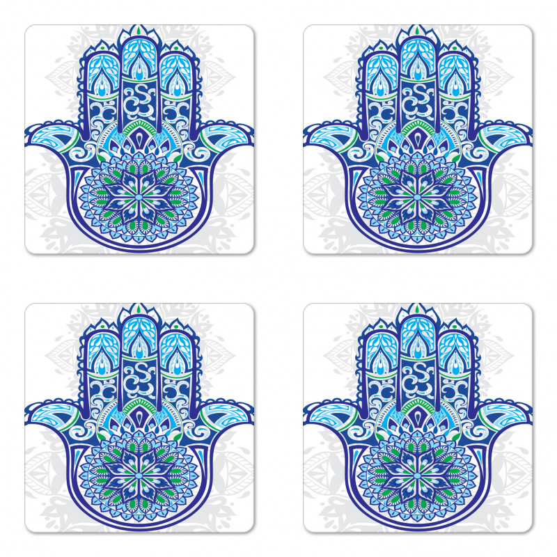 Eastern Floral Coaster Set Of Four