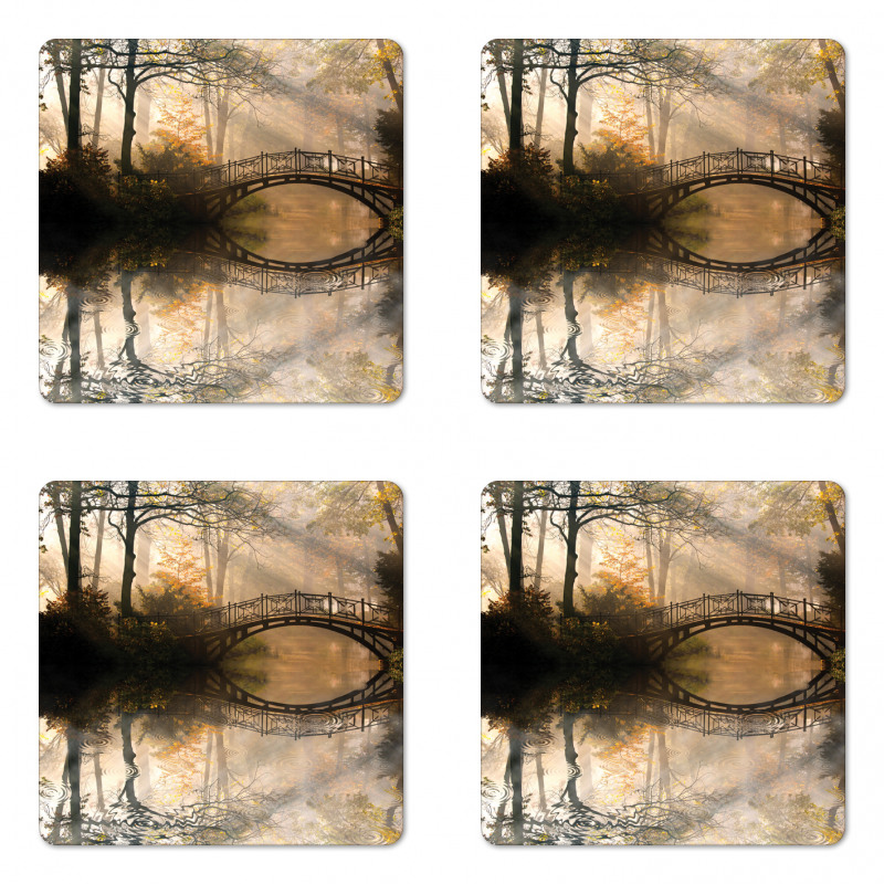 Bridge River Forest Coaster Set Of Four