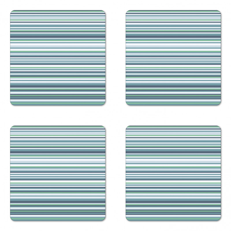 Abstract Narrow Band Coaster Set Of Four