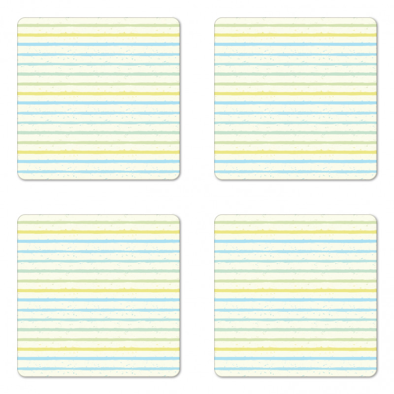 Grunge Pastel Pattern Coaster Set Of Four