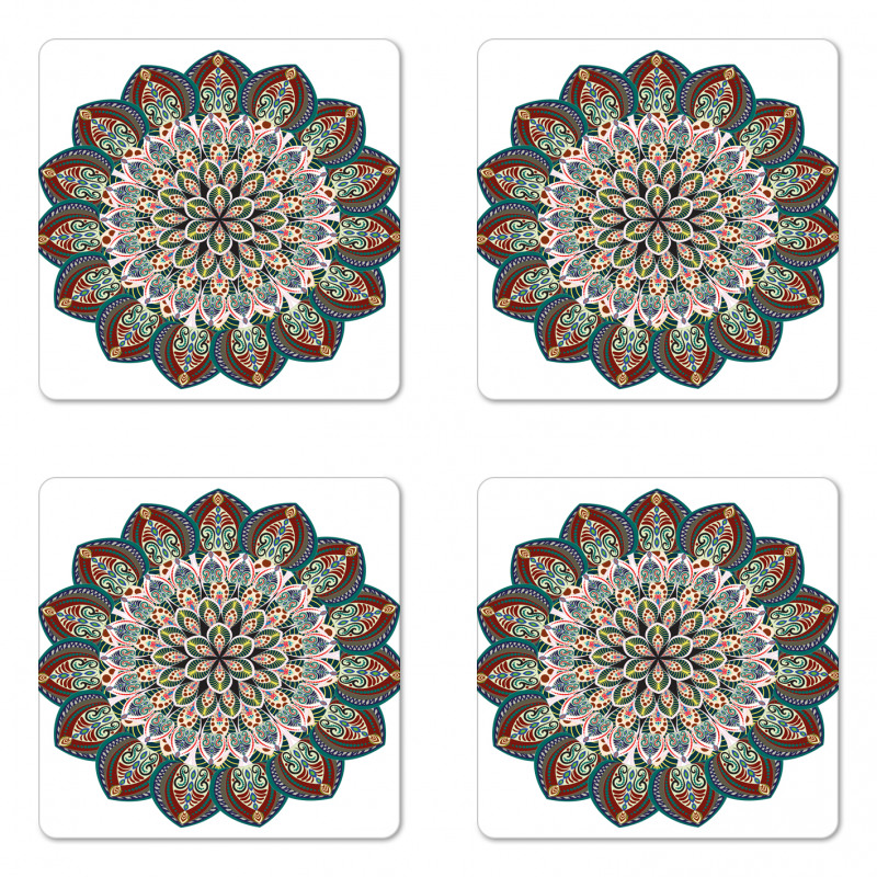 Mandala Asian Coaster Set Of Four