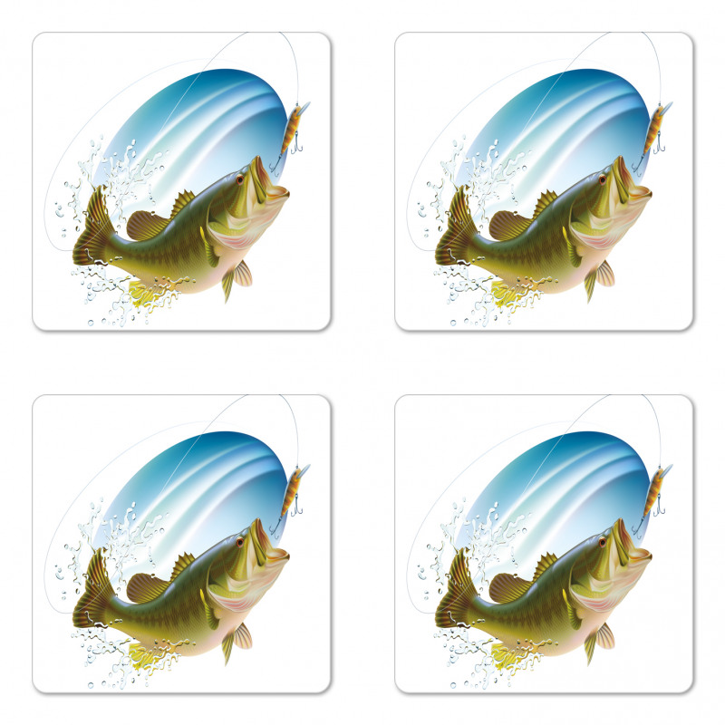 Wild Life in Nature Theme Coaster Set Of Four