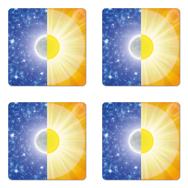 Sun Beams Sky Stars Coaster Set Of Four