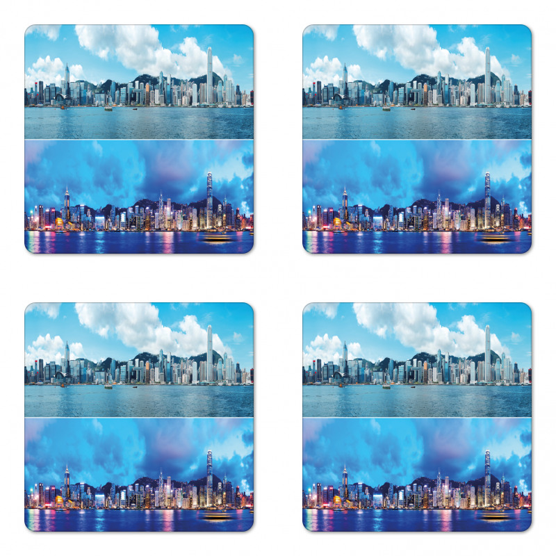 Hong Kong Asian Coaster Set Of Four