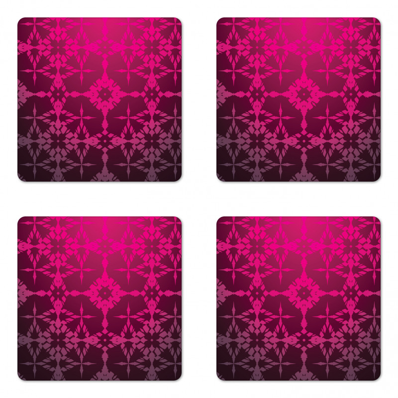 Mosaic Vintage Pattern Coaster Set Of Four