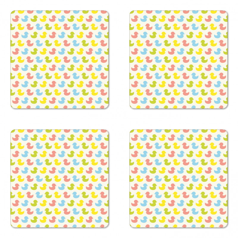 Colorful Baby Art Coaster Set Of Four