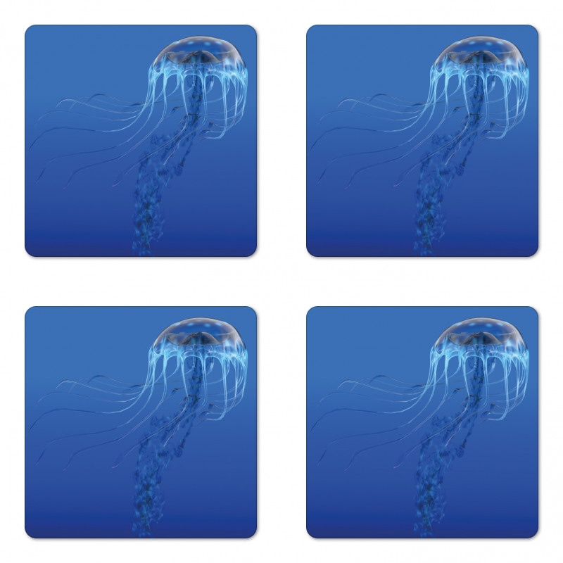 Blue Ocean Animal Coaster Set Of Four