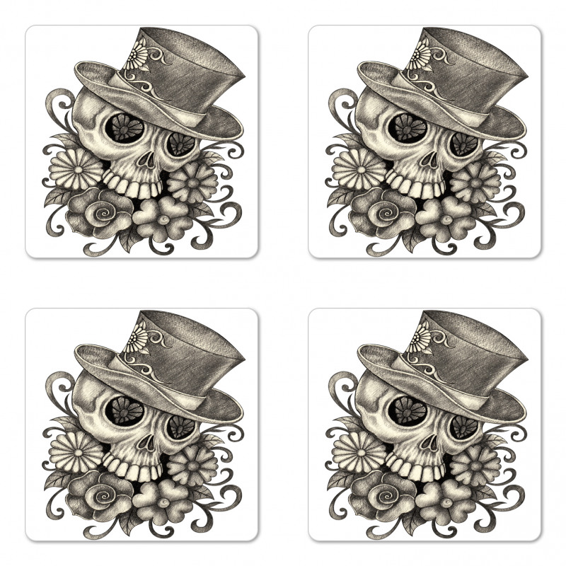 Sketch Mexican Coaster Set Of Four