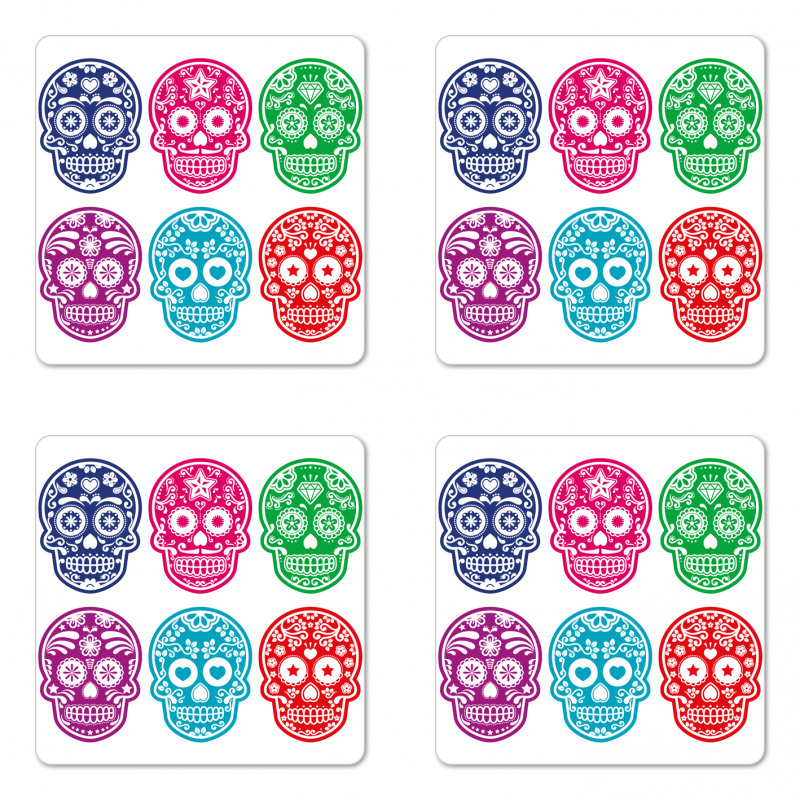 Mexican Festival Coaster Set Of Four