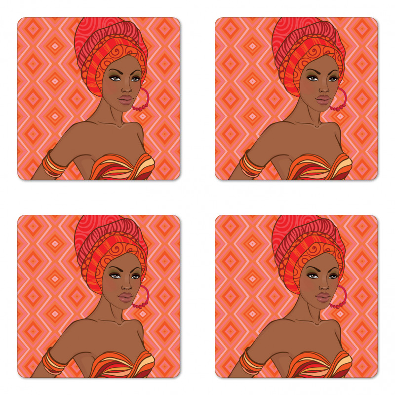 Zulu Girls Coaster Set Of Four