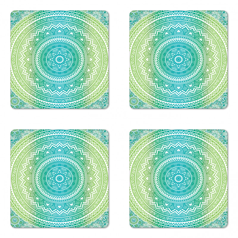 Ombre Pattern Coaster Set Of Four