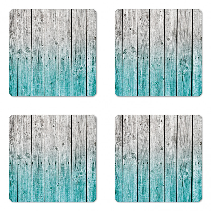 Digital Wood Panels Coaster Set Of Four