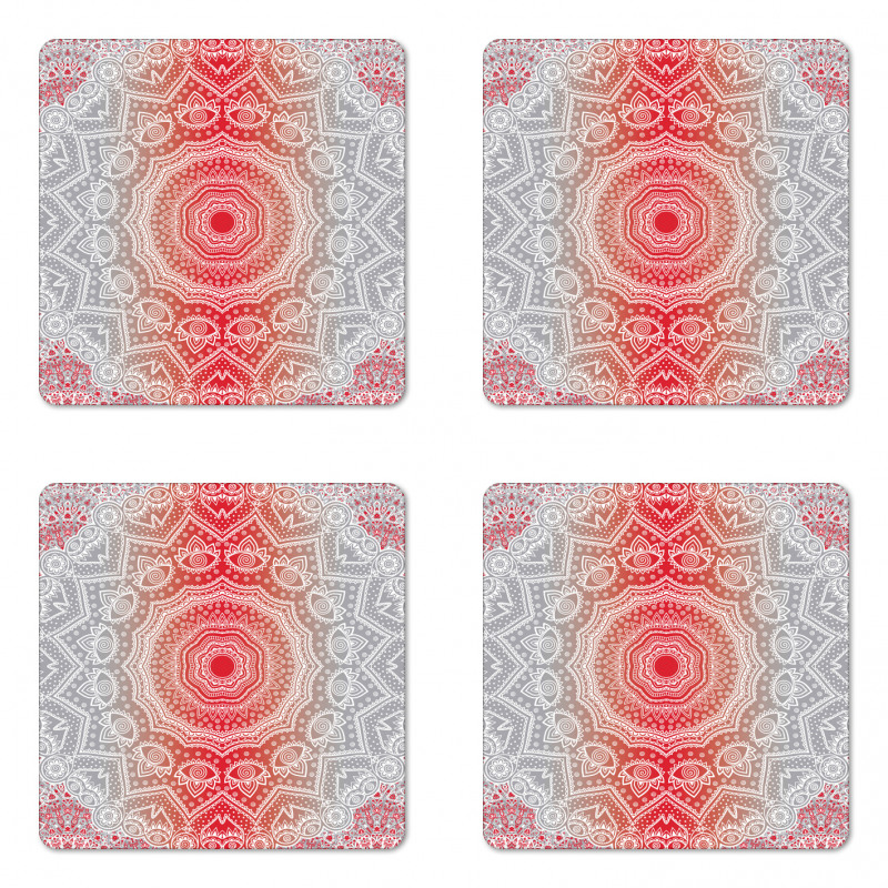 Boho Mandala Coaster Set Of Four