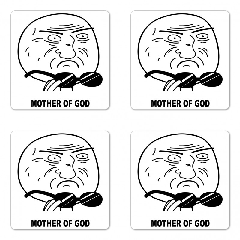 Me Gusta Guy in Comics Coaster Set Of Four