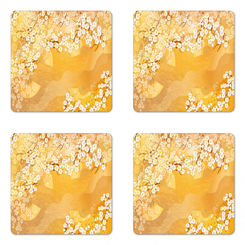 Blossoms Coaster Set Of Four