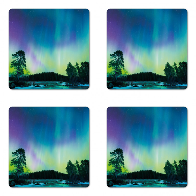 Lake Forest Woods Coaster Set Of Four