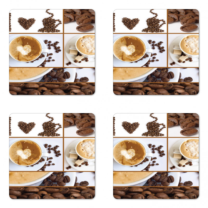 Coffee Mugs Hot Foamy Coaster Set Of Four