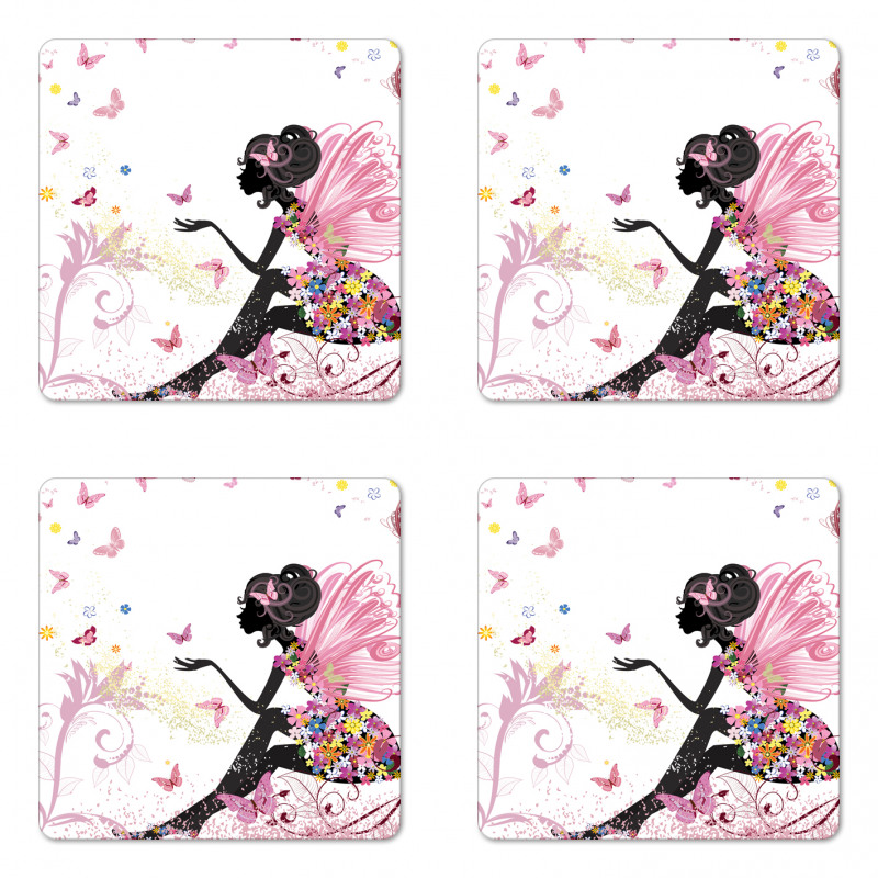 Fantasy Garden Coaster Set Of Four