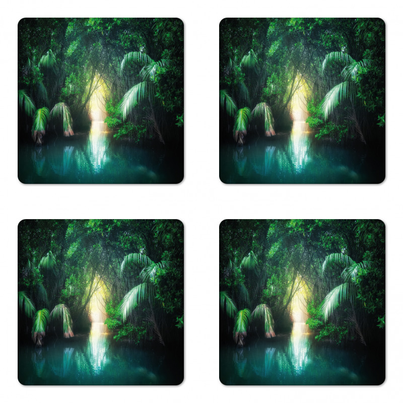 Mangrove Rainforest Lake Coaster Set Of Four