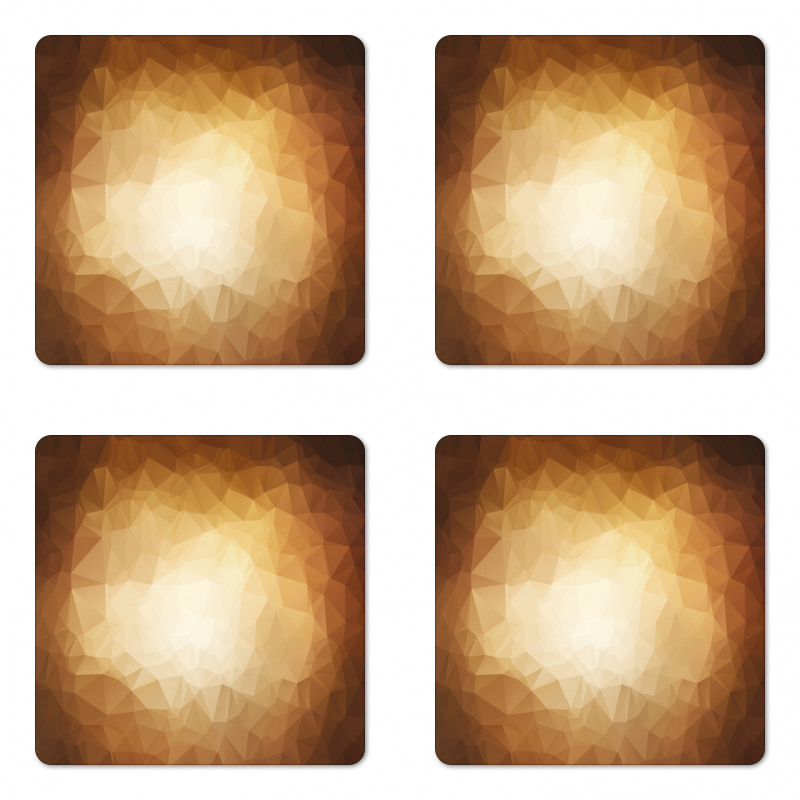 Abstract Triangles Mosaic Coaster Set Of Four