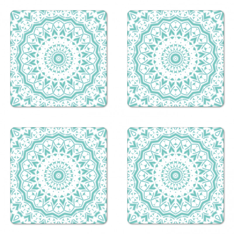 Mandala Tie Dye Effect Coaster Set Of Four