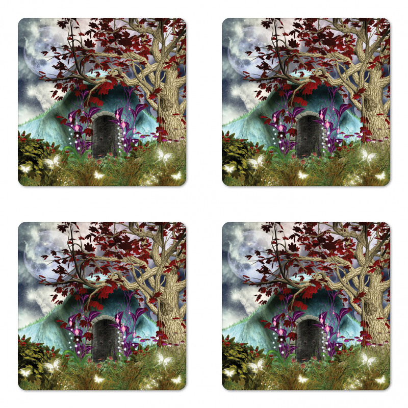 Mystical Tree Coaster Set Of Four