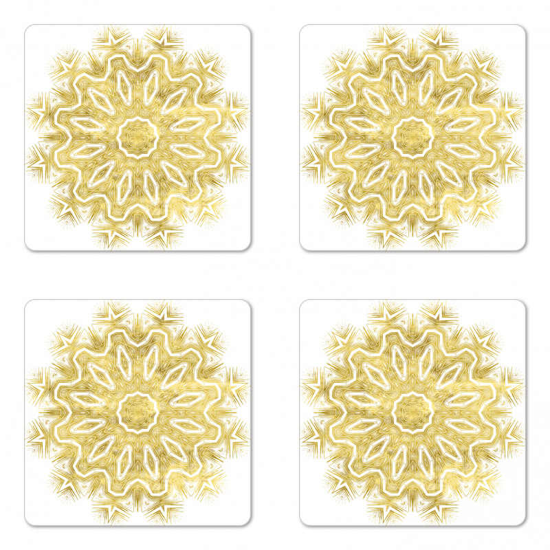 Oriental Modern Pattern Coaster Set Of Four