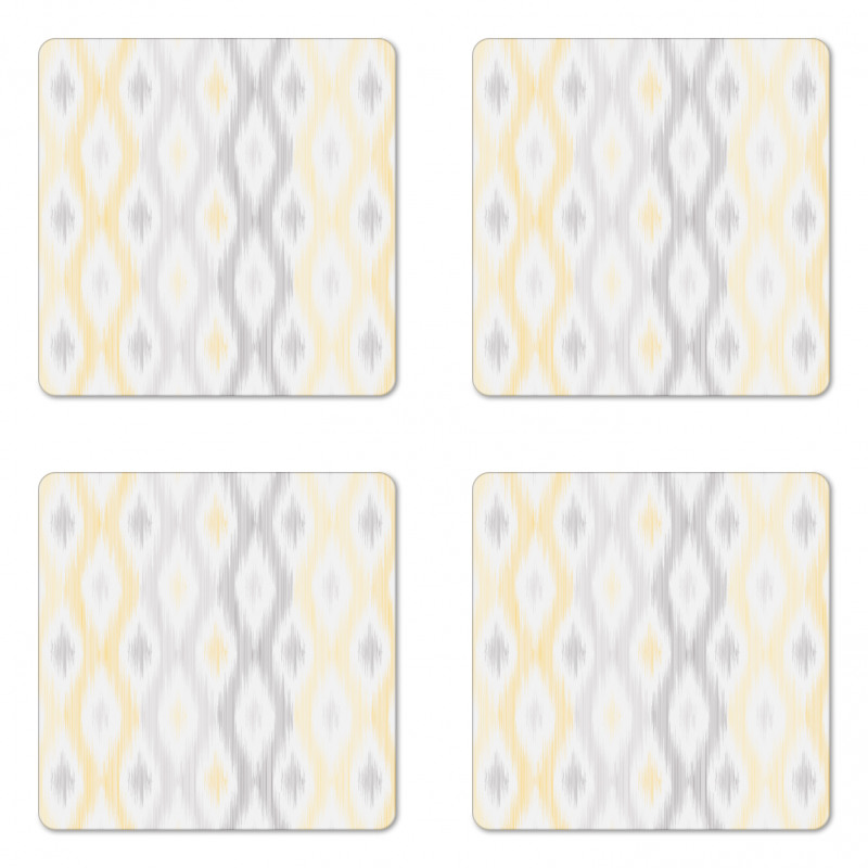 Abstract Chain Coaster Set Of Four