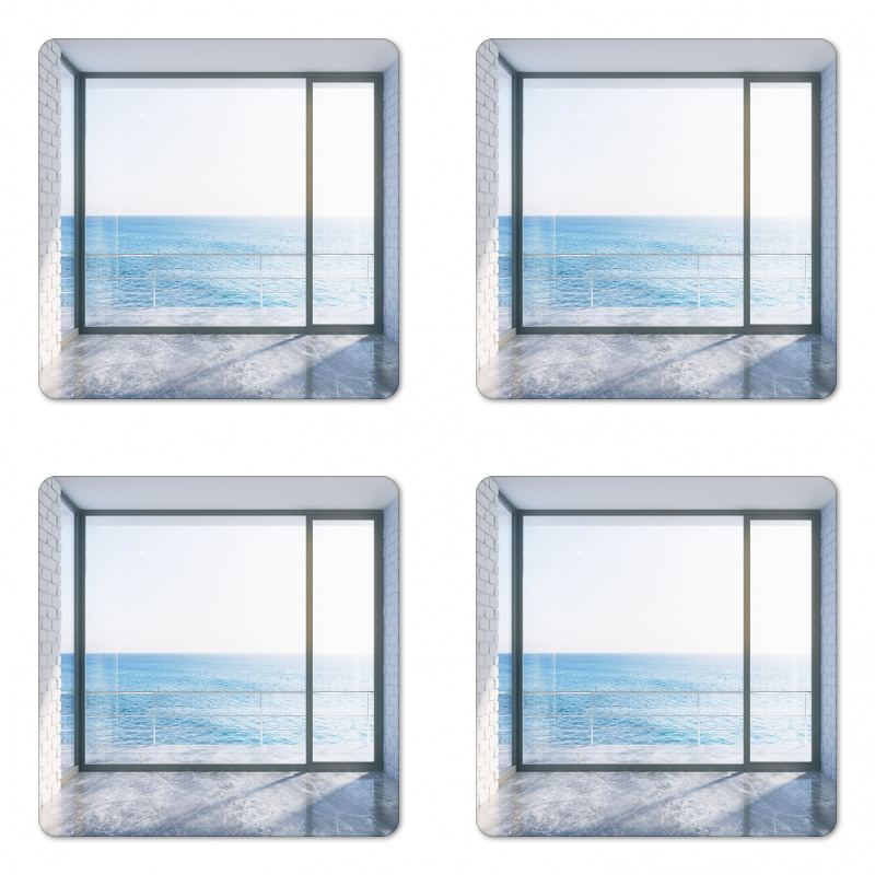 Ocean Scenery Apartment Coaster Set Of Four