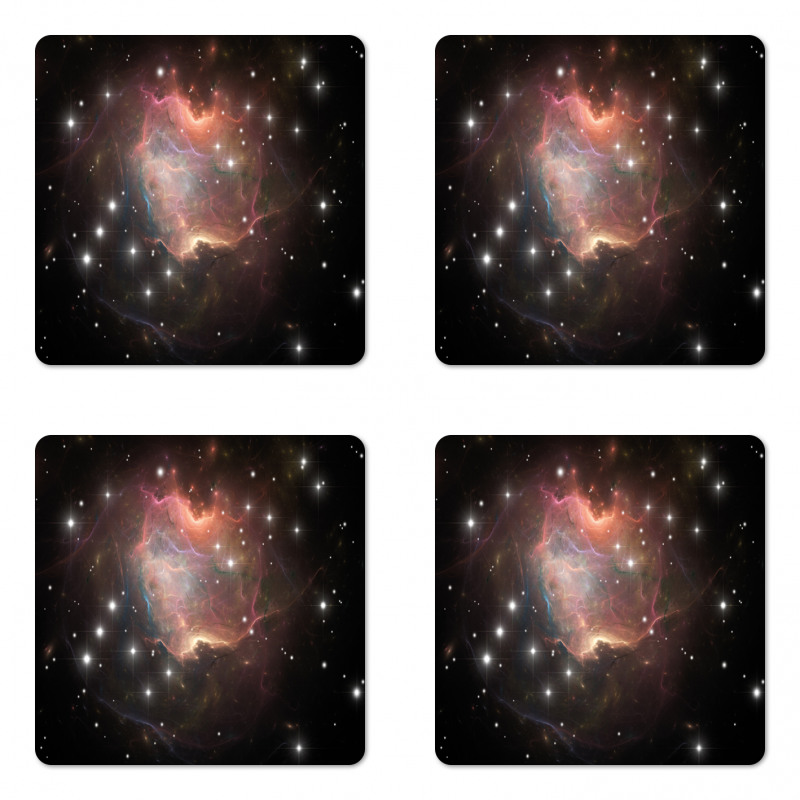 Deep Outer Space Coaster Set Of Four