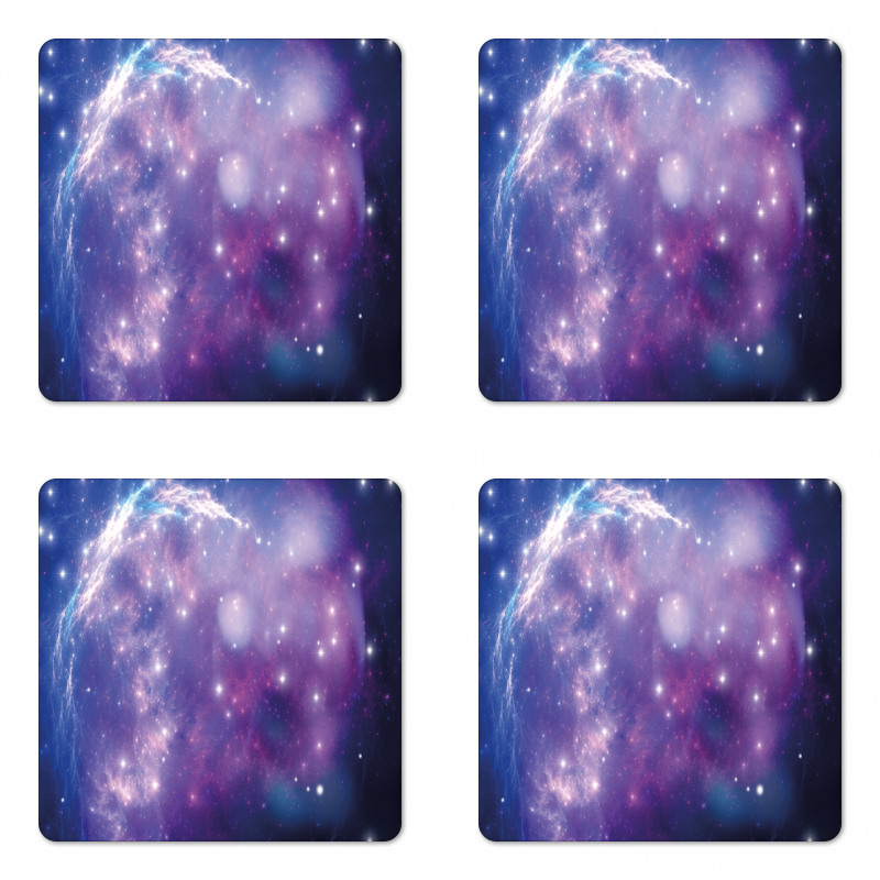 Purple Nebula Coaster Set Of Four