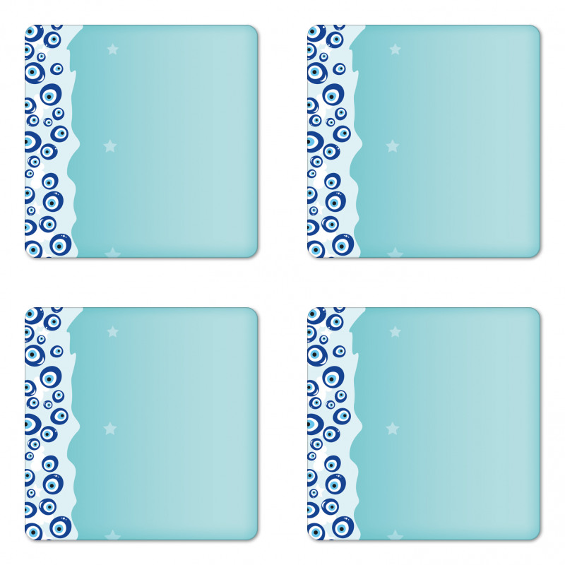 Vertical Shape Border Coaster Set Of Four