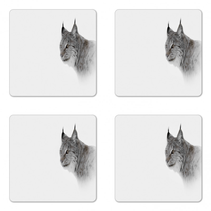 Wild Lynx Norway Coaster Set Of Four