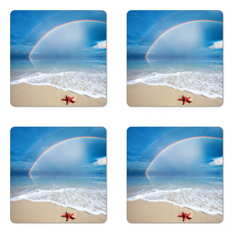 Rainbow Ocean Coaster Set Of Four