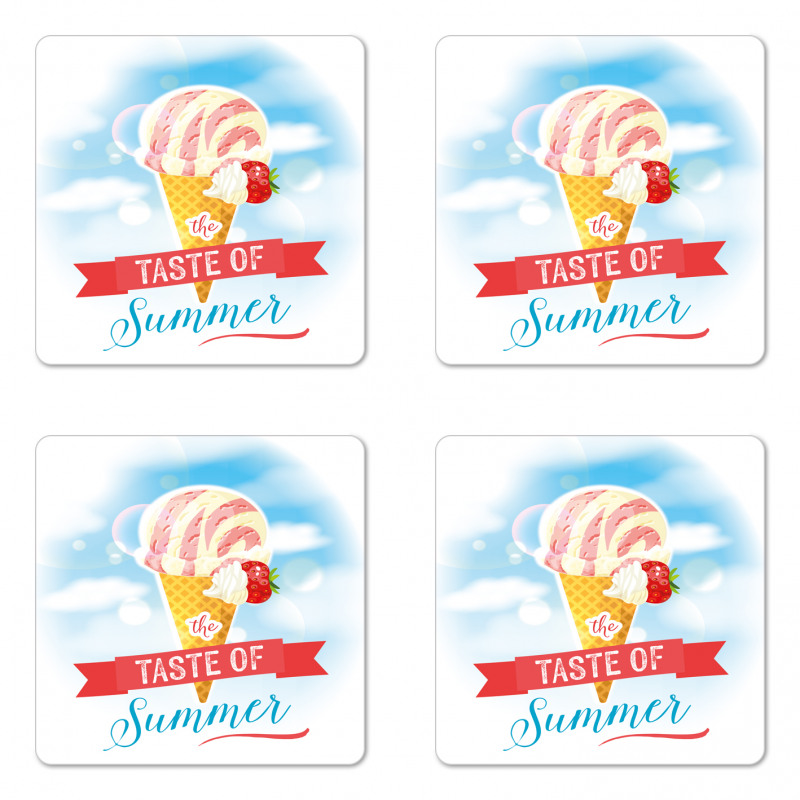 Summer Taste Coaster Set Of Four