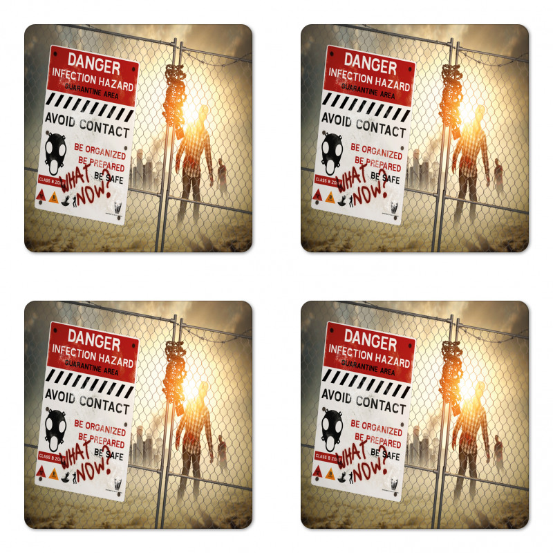 Dead Man Walking Coaster Set Of Four