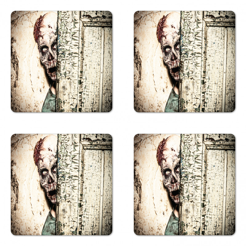 Old House Vampire Coaster Set Of Four