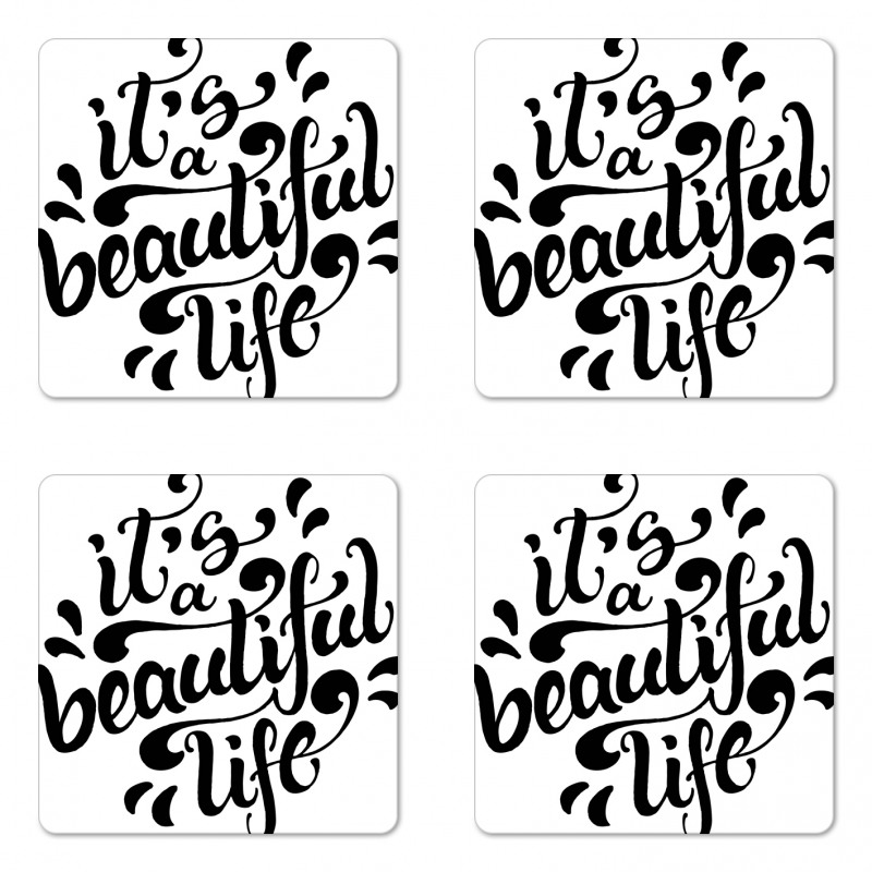 Positive Life Coaster Set Of Four