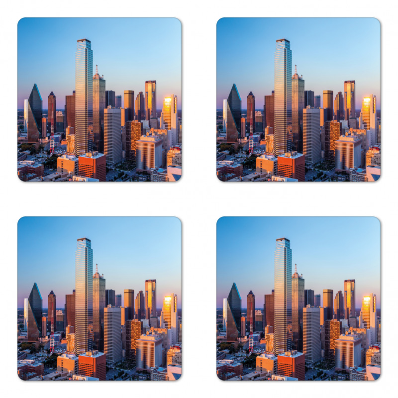 Dallas Sunset Coaster Set Of Four