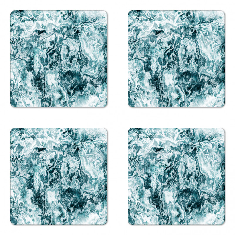 Abstract Retro Coaster Set Of Four