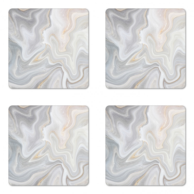 Nature Stone Paintbrush Coaster Set Of Four