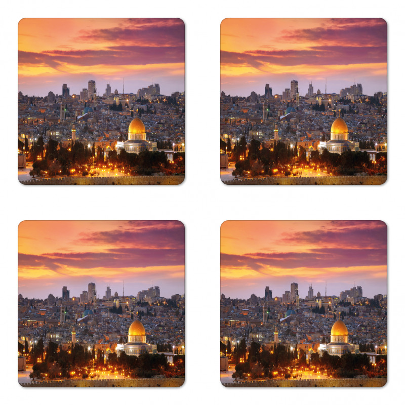 Old City Jerusalem Coaster Set Of Four