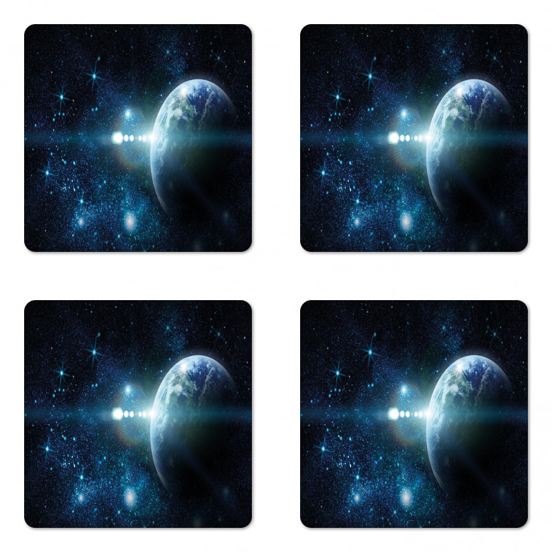 Mysterious Outer Space Coaster Set Of Four