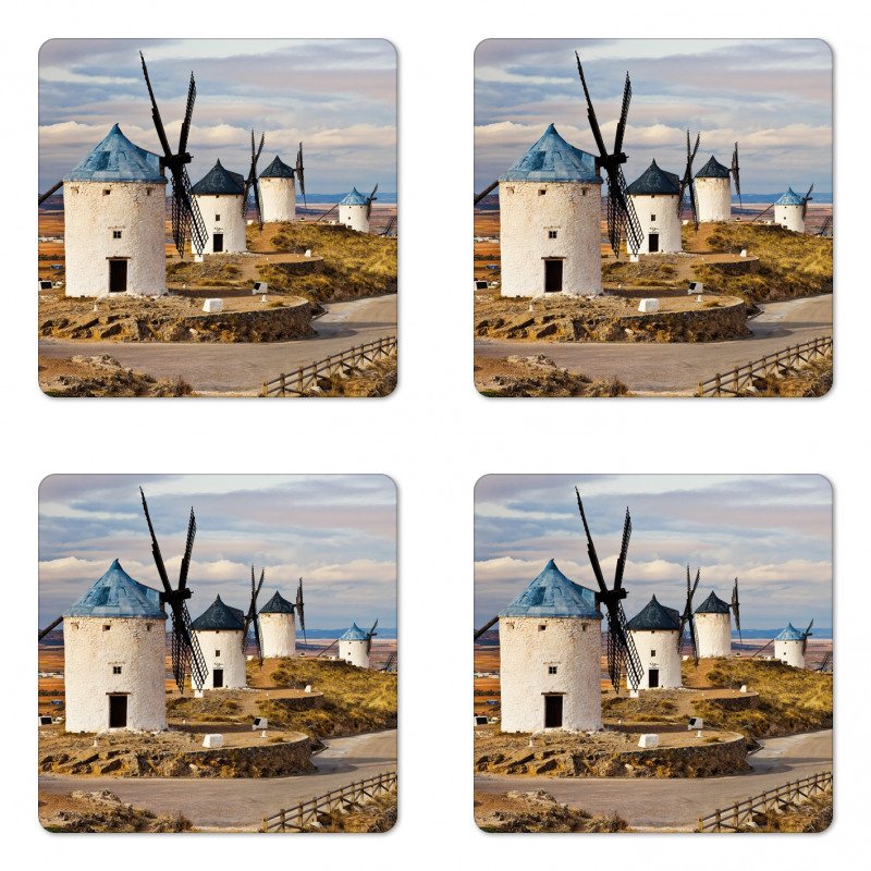 Medieval Old Spain Coaster Set Of Four