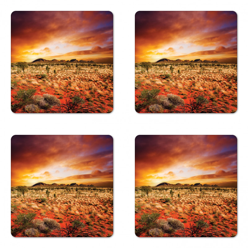 Sunset Central Australia Coaster Set Of Four