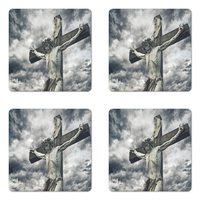 Stormy Dramatic Cloudscape Coaster Set Of Four