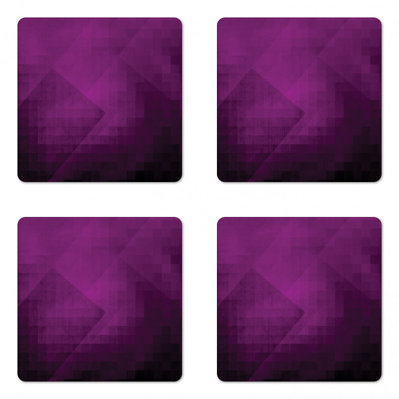 Squares Modern Art Coaster Set Of Four