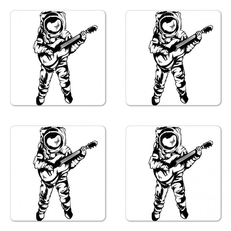 Jamming Space Man Coaster Set Of Four